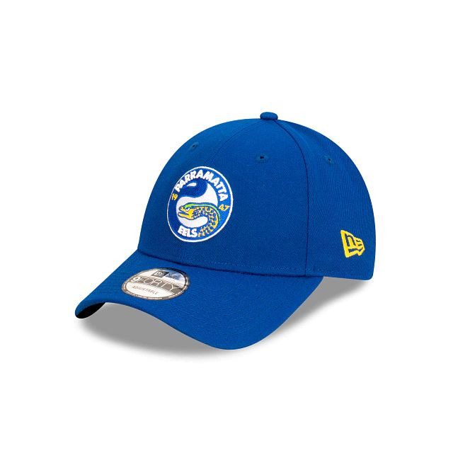 NRL Parramatta Eels Official Team Colours 9Forty Snapback (DEW1086) - Blue New Era Caps